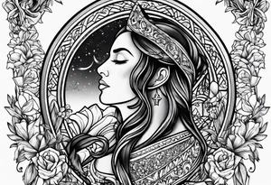 Psalms 23 tattoo idea