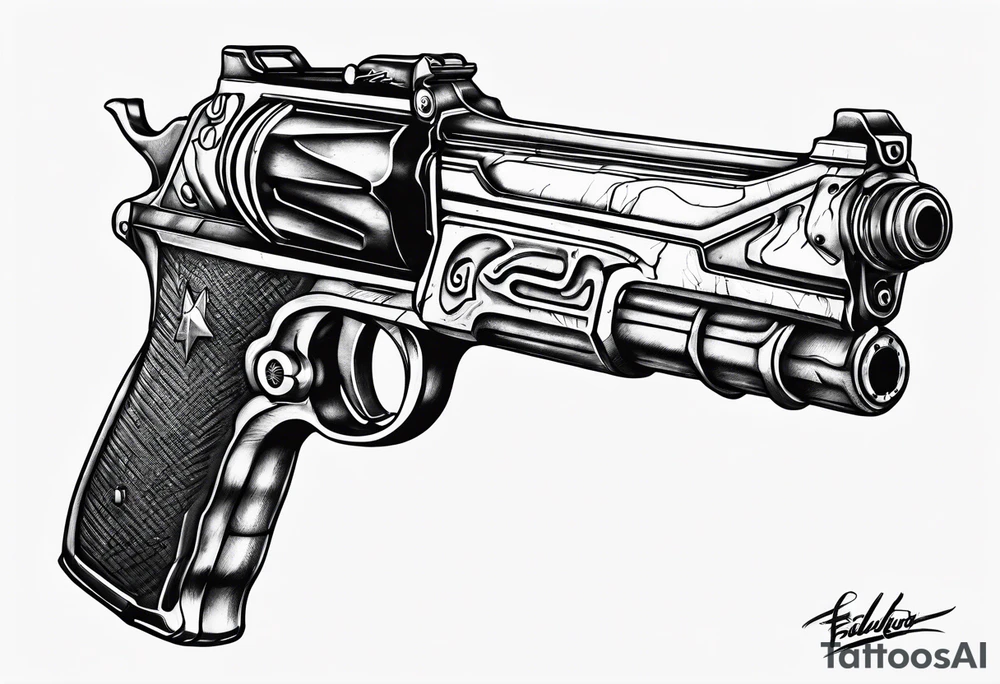 Fallout 4 gun tattoo idea