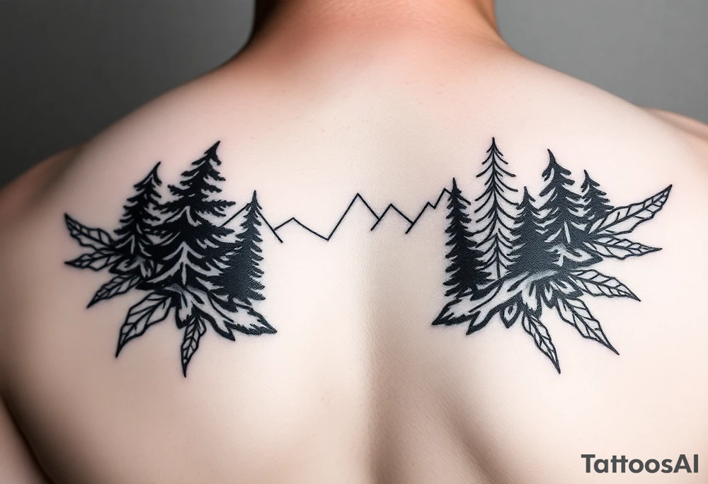 small canadian nature themed tattoo idea