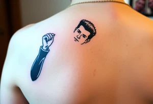 Rick Astley Never Gonna Give You Up Dance Pose tattoo idea