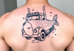 Tattoo for trucks, fishing and anime tattoo idea