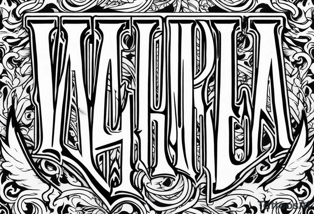 Valhalla flames tattoo idea