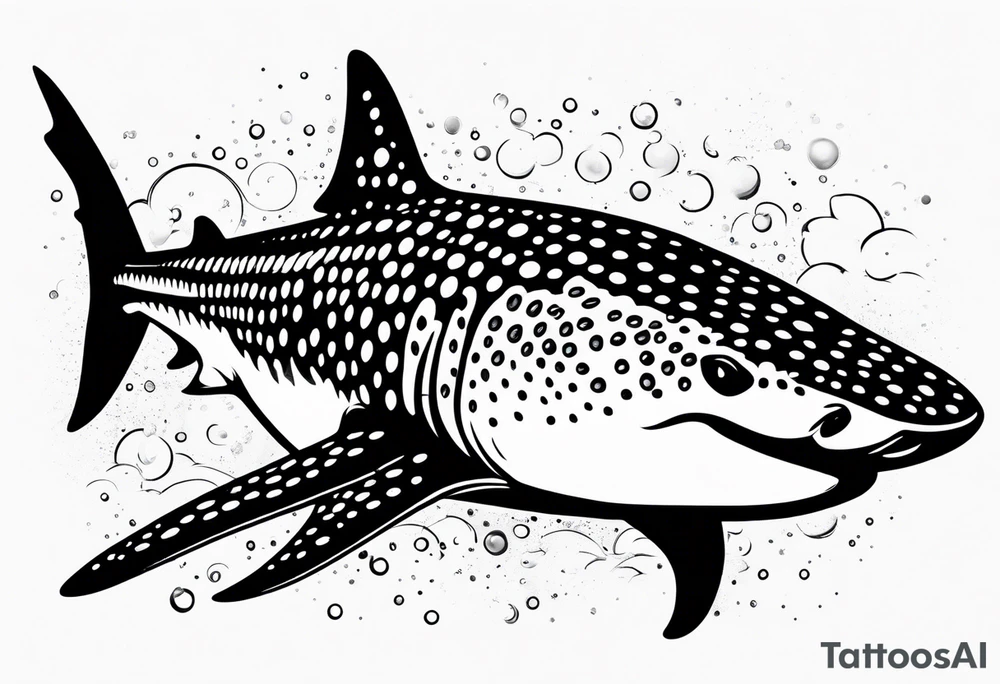 whale shark tattoo idea