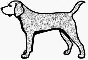beagle tattoo idea