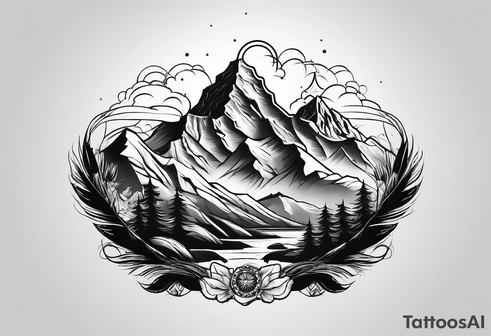 everest tattoo idea