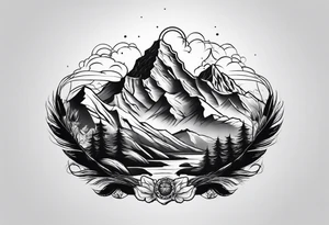 everest tattoo idea