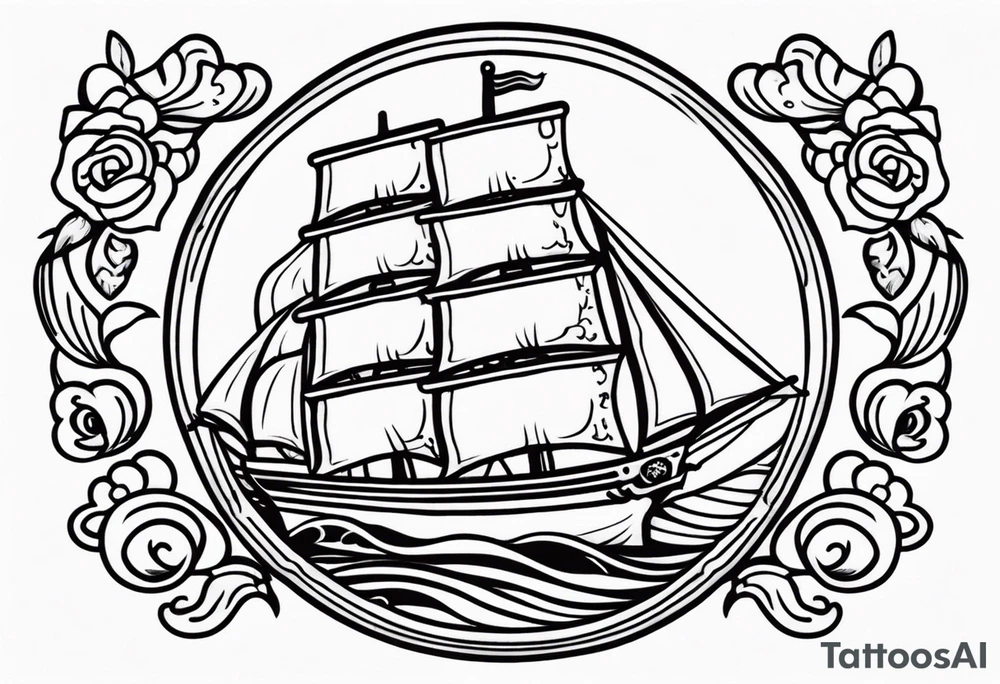 “mom” sailor style tattoo idea