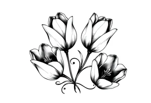 Dutch tulips tattoo idea