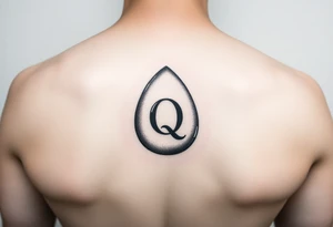 an egg with a spade and a q on it. tattoo idea