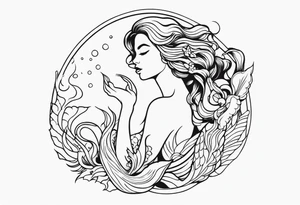 Mermaid tattoo idea