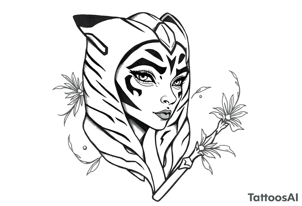 Ahsoka tattoo idea