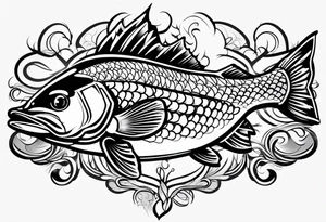 walleye tattoo idea