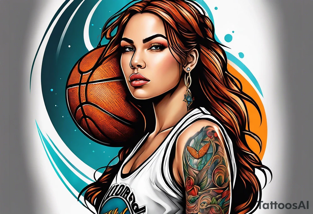 basketball virgo woman 2005 tattoo idea