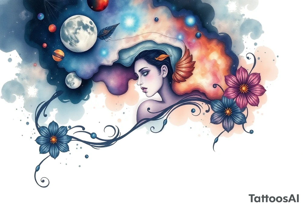 Universe tattoo idea