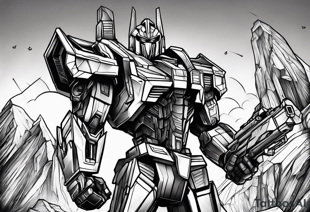 Megatron tattoo idea