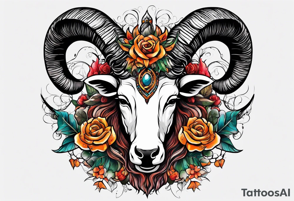 Capricorn and includes the letters sjy tattoo idea