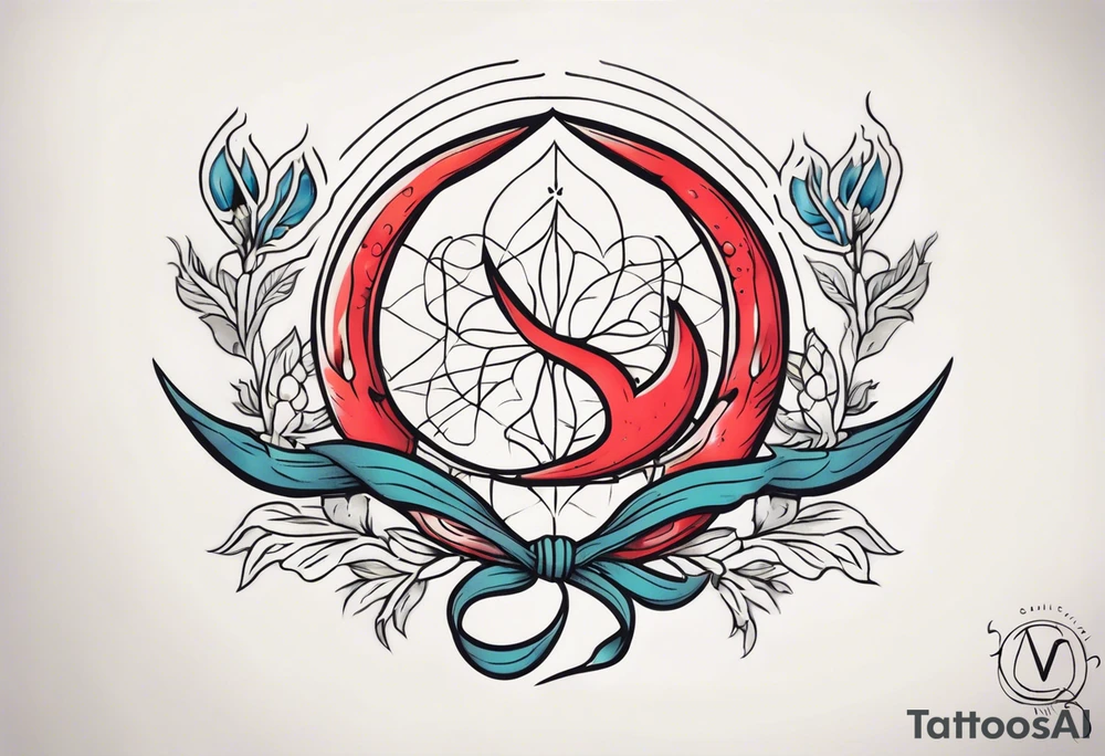 Traditional cancer sign tattoo idea