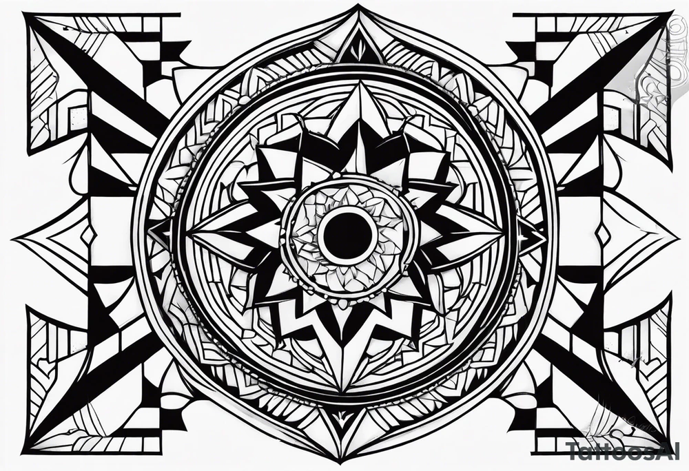 Night symbol tattoo idea