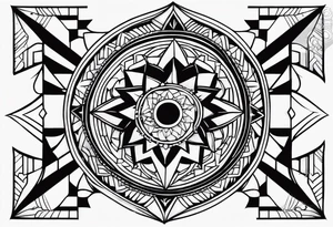 Night symbol tattoo idea