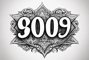 900 DAYS tattoo idea
