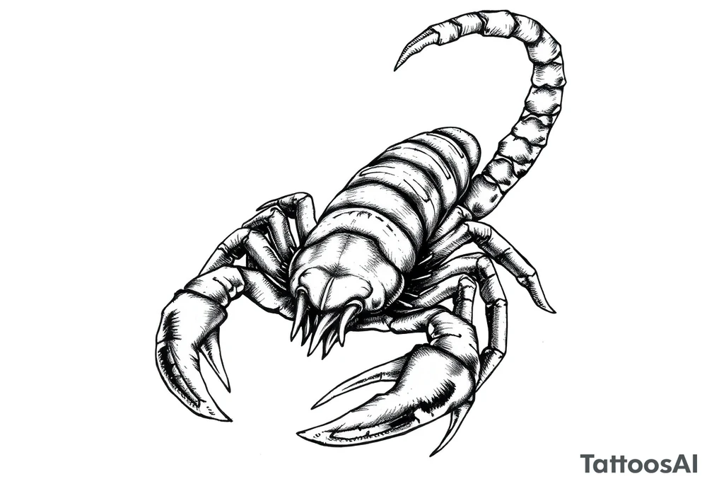 Scorpion Japanese style tattoo idea