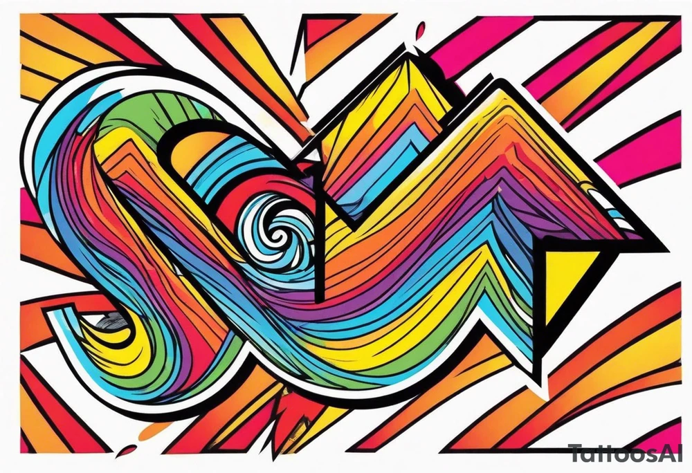 ZigZag rolling paper logo tattoo idea