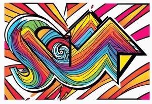 ZigZag rolling paper logo tattoo idea
