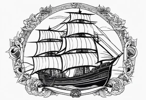 Ship
Albie and Crew tattoo idea