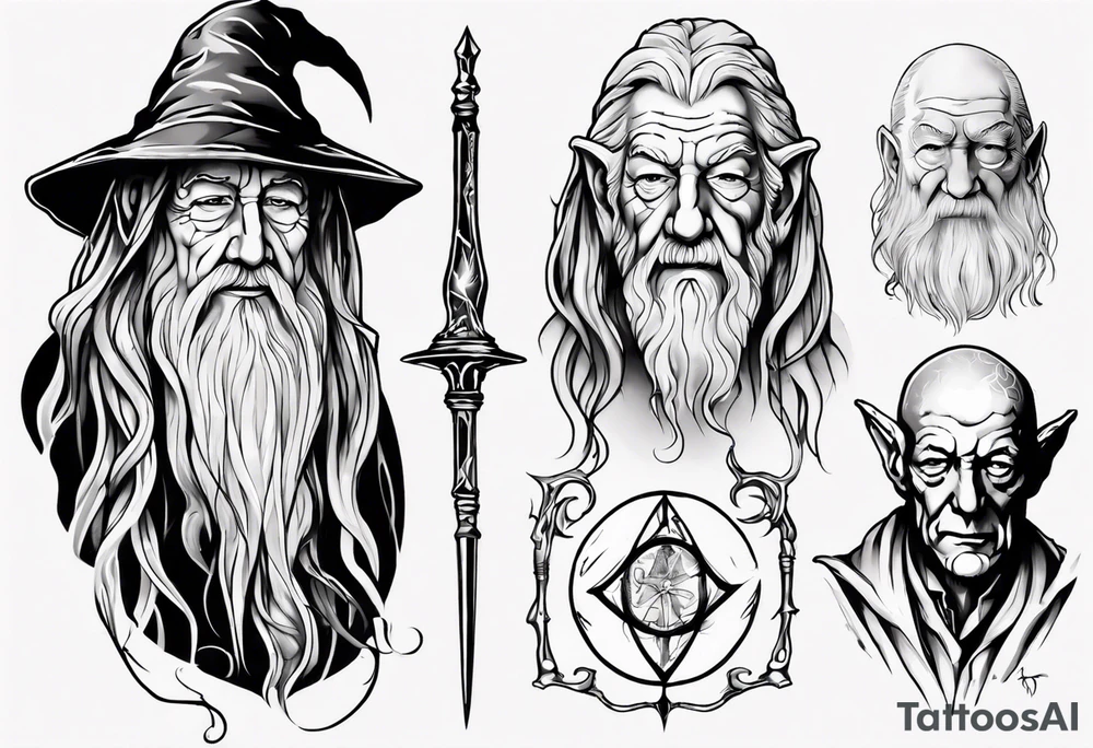 Gandalf tattoo idea