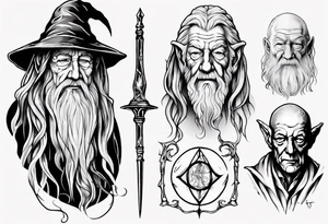 Gandalf tattoo idea