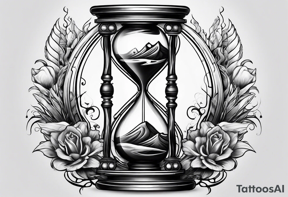 Hourglass tattoo idea