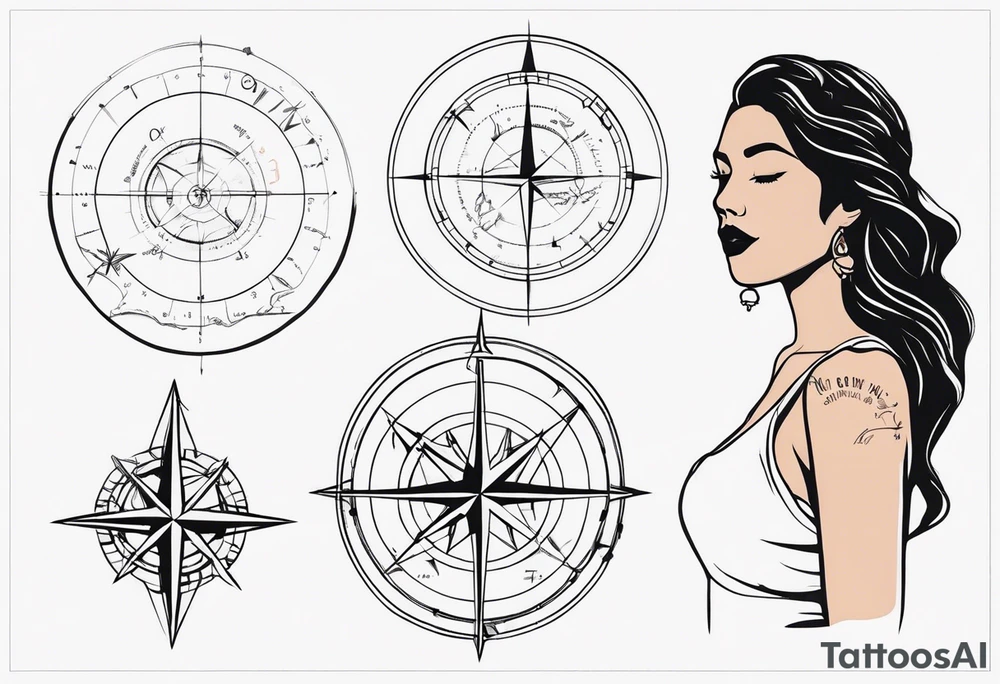 Coordinates tattoo idea