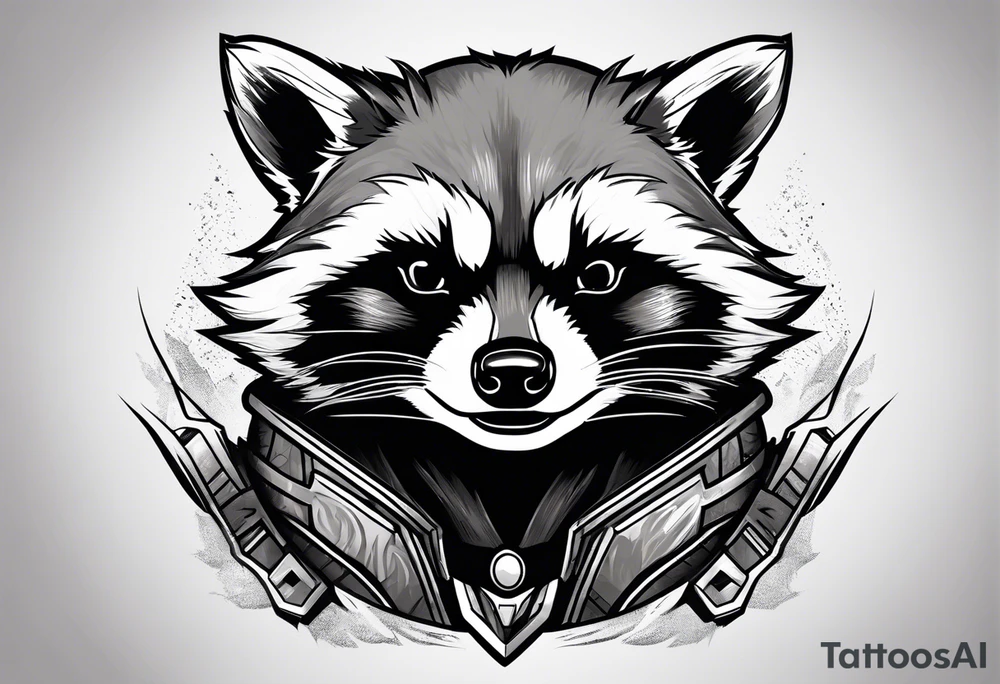 Rocket raccoon tattoo idea