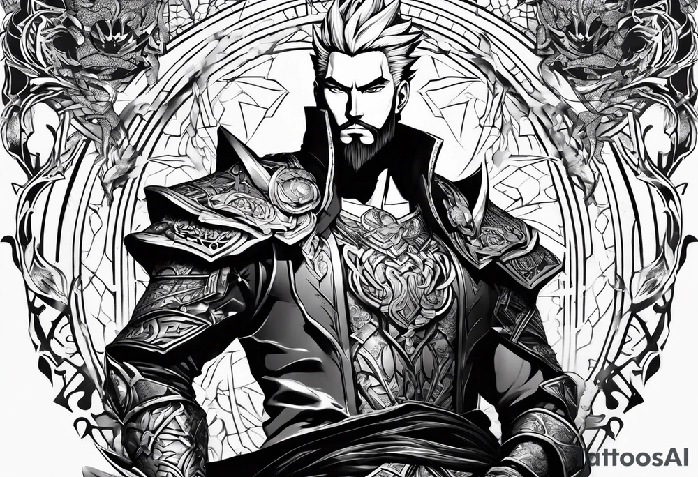 gilgamesh from fate stay night tattoo idea