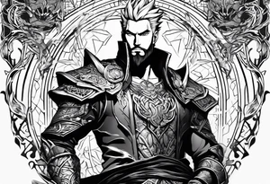 gilgamesh from fate stay night tattoo idea