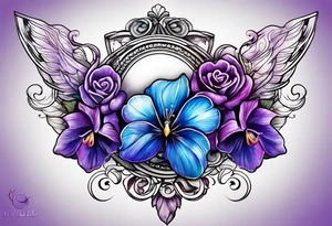 Violet tattoo idea