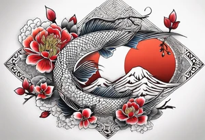 Starting over again after being broken in a relationship tattoo idea