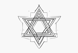 star of david tattoo idea