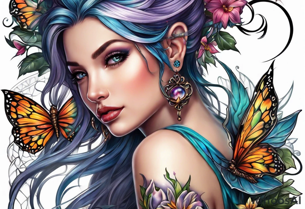 fairy tattoo idea