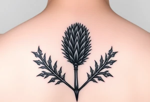 Scottish thistle tattoo idea
