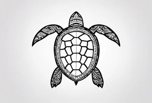 Wise Turtle tattoo idea