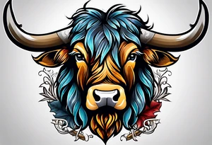 Scottish Highlander tattoo idea