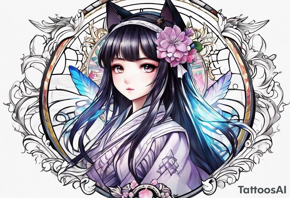 homura akemi puella magi time tattoo idea