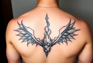 Rising from being extinguished tattoo idea
