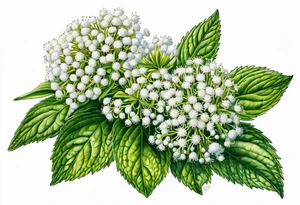 ageratina altissima (white snakeroot) tattoo idea