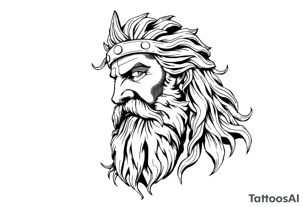 GREEK GOD tattoo idea
