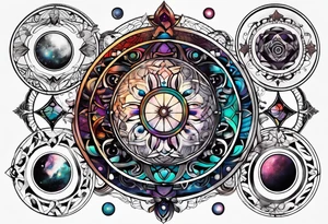 Magic circles tattoo idea