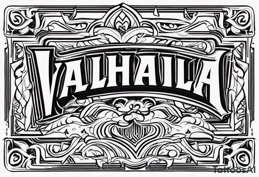 Valhalla tattoo idea