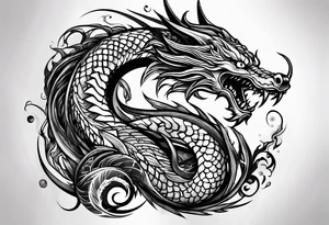 Wyrm tattoo idea