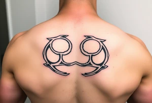 Brass knuckles tattoo idea